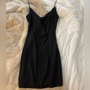 Sparkly black mini dress from Windsor